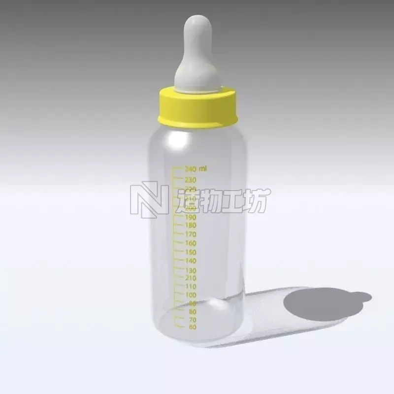 Baby Bottle 01 3D model