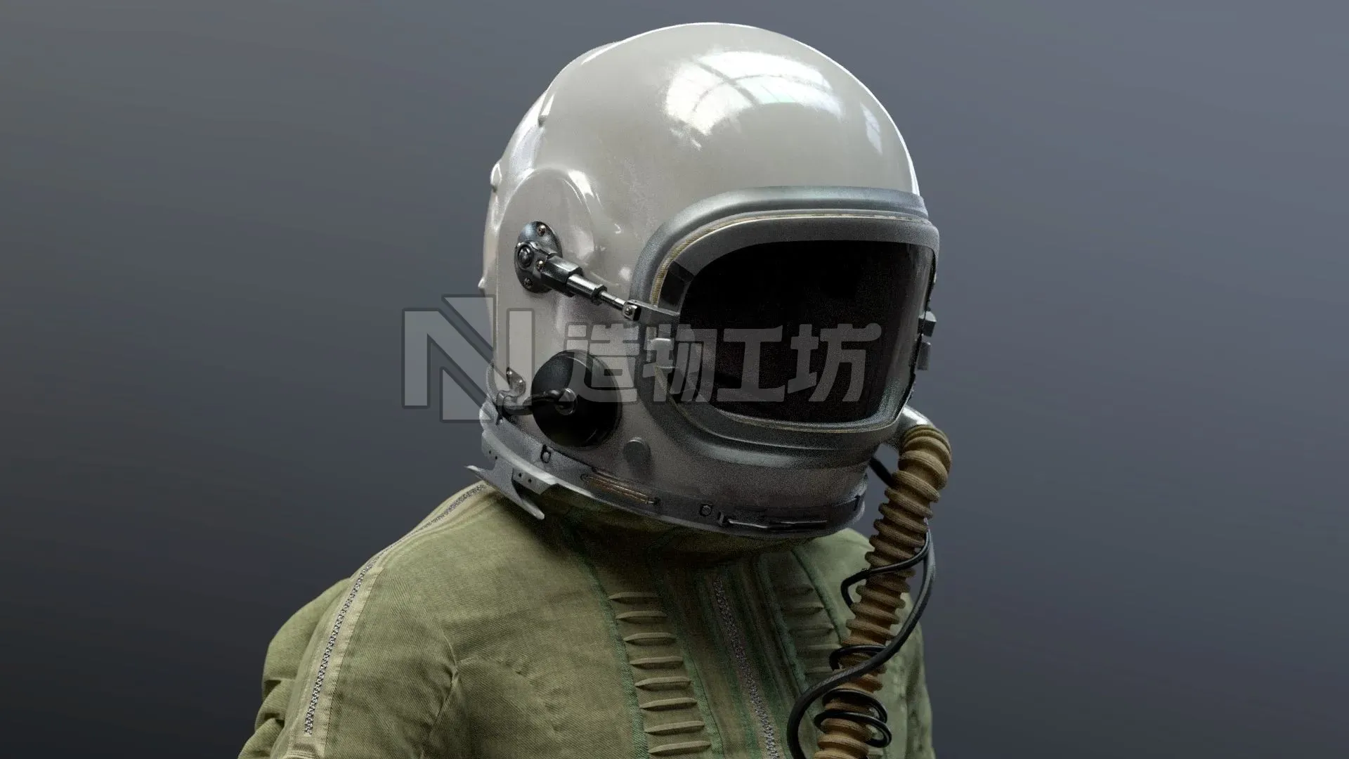 FLIGHT SUIT High altitude Pilot 3D model
