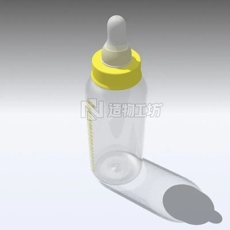 Baby Bottle 01 3D model