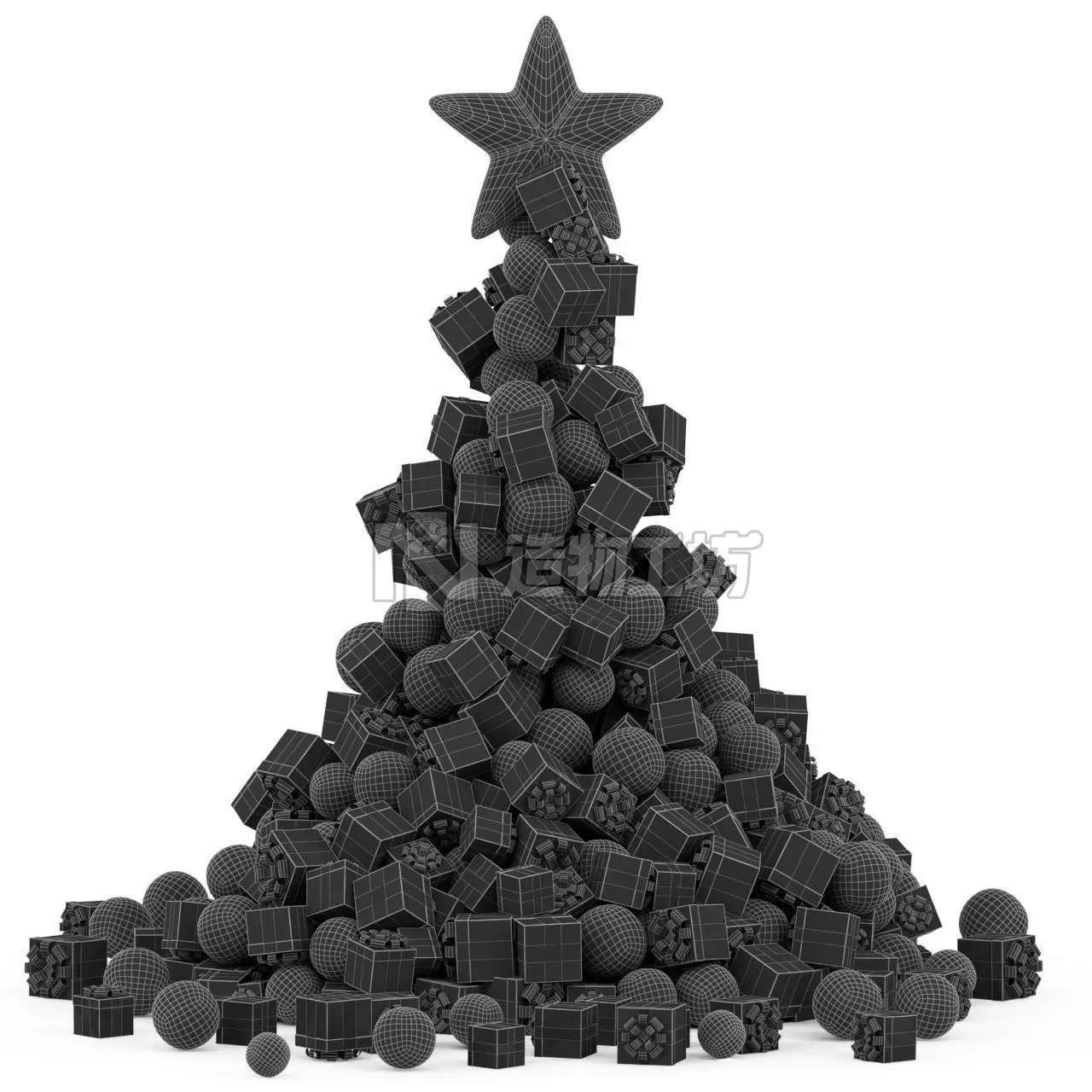 New YearTree 03  3D model