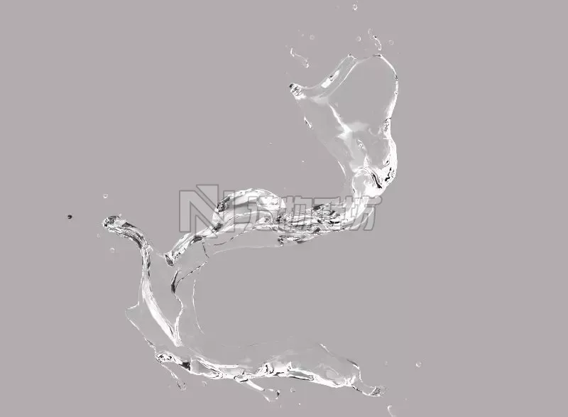 Water Splash 2 Low-poly 3D model