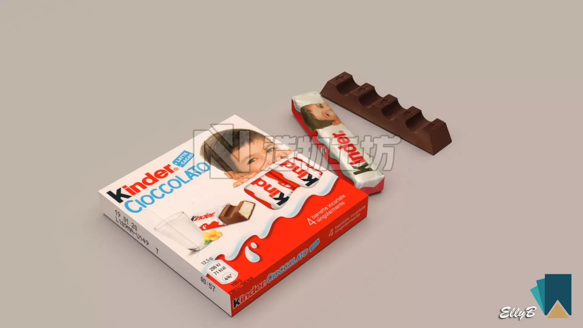 Kinder Cioccolato 3D model