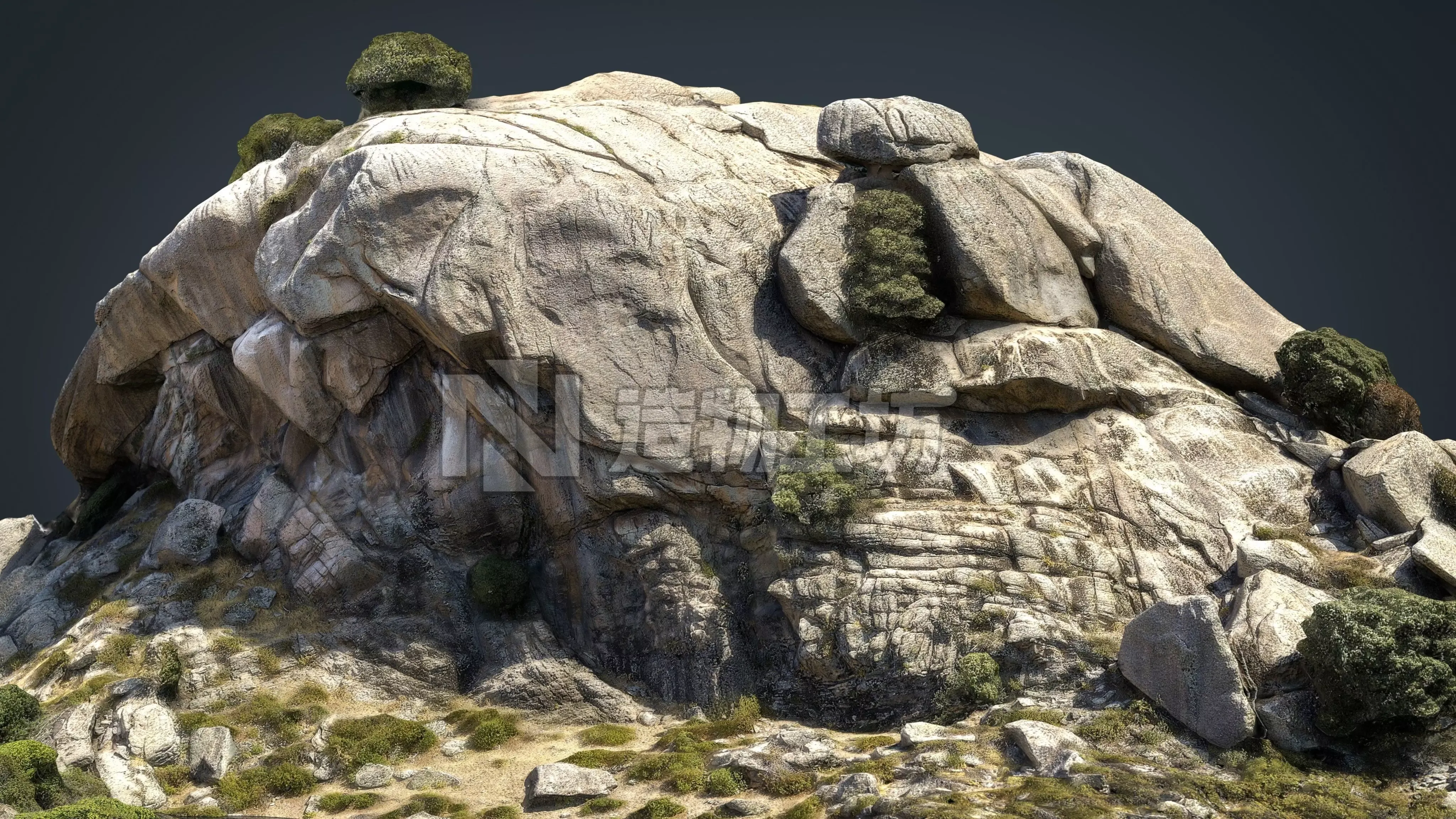 MOUNTAIN ROCKS 6 3D model