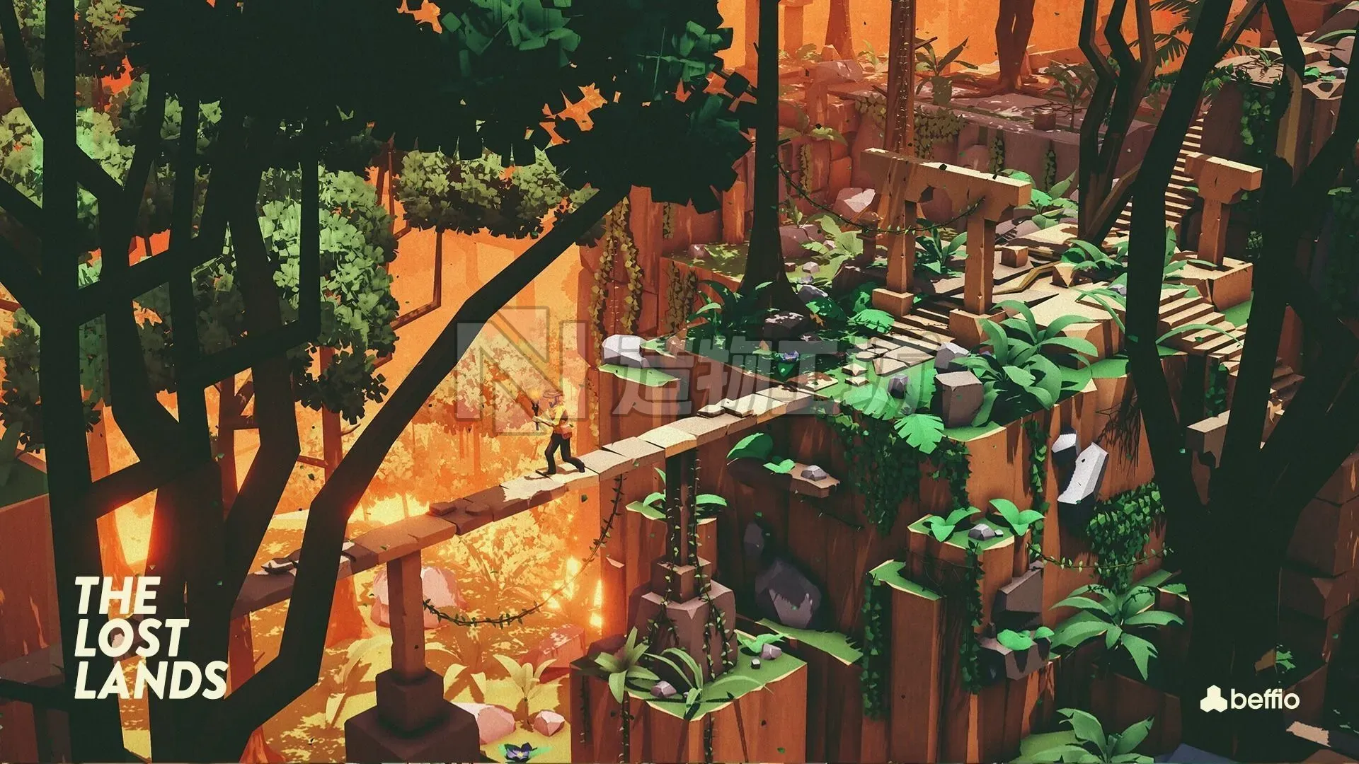 The Lost Lands Low-poly 3D model
