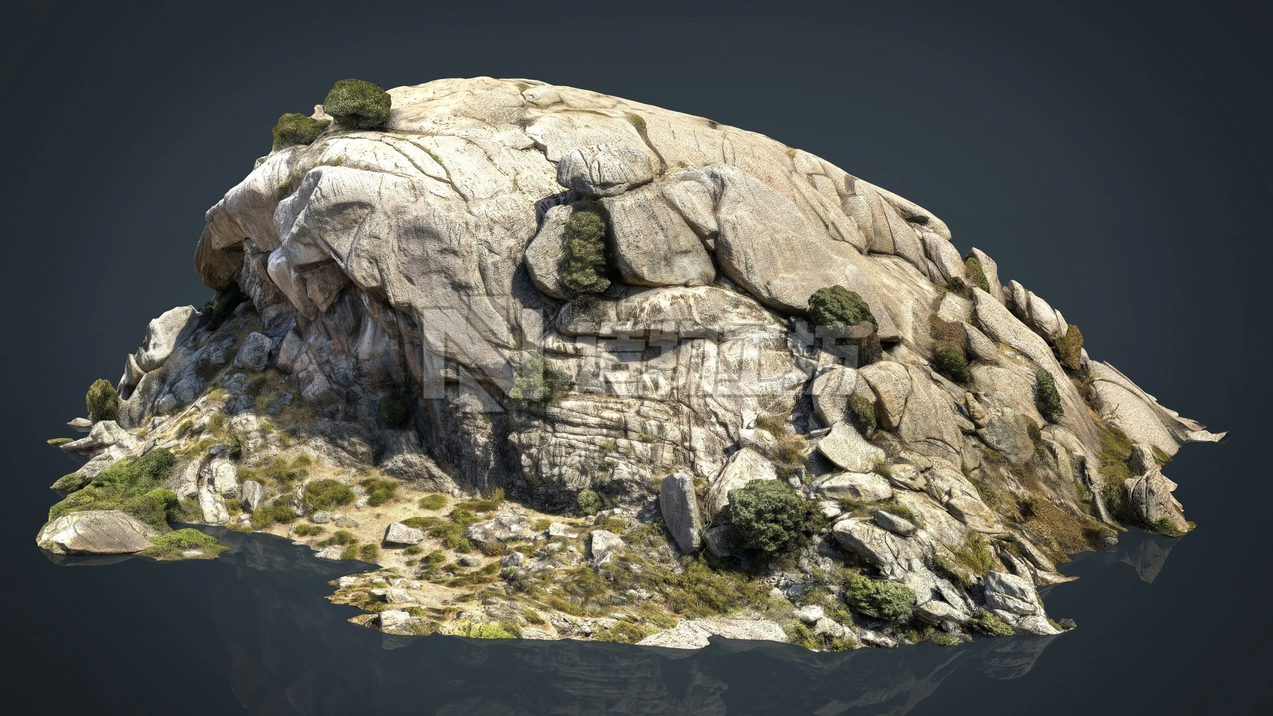 MOUNTAIN ROCKS 6 3D model
