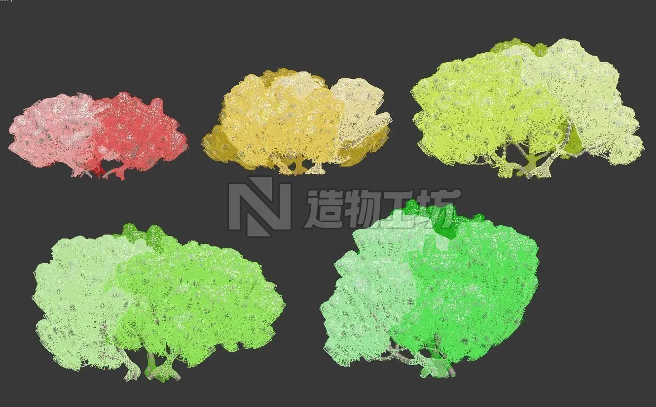 Pinus mugo Nr3 H70-180 cm  3D model
