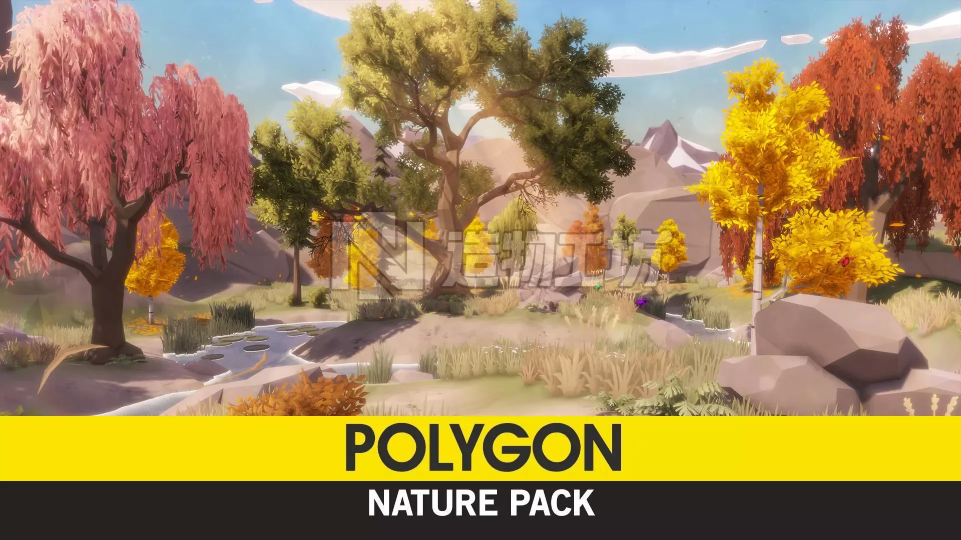 POLYGON - Nature Pack Low-poly 3D model