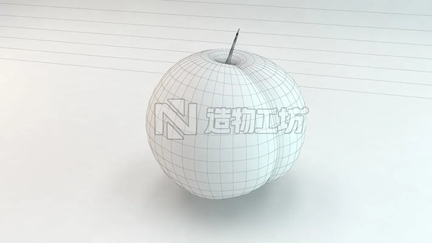 Green Plum 3D model