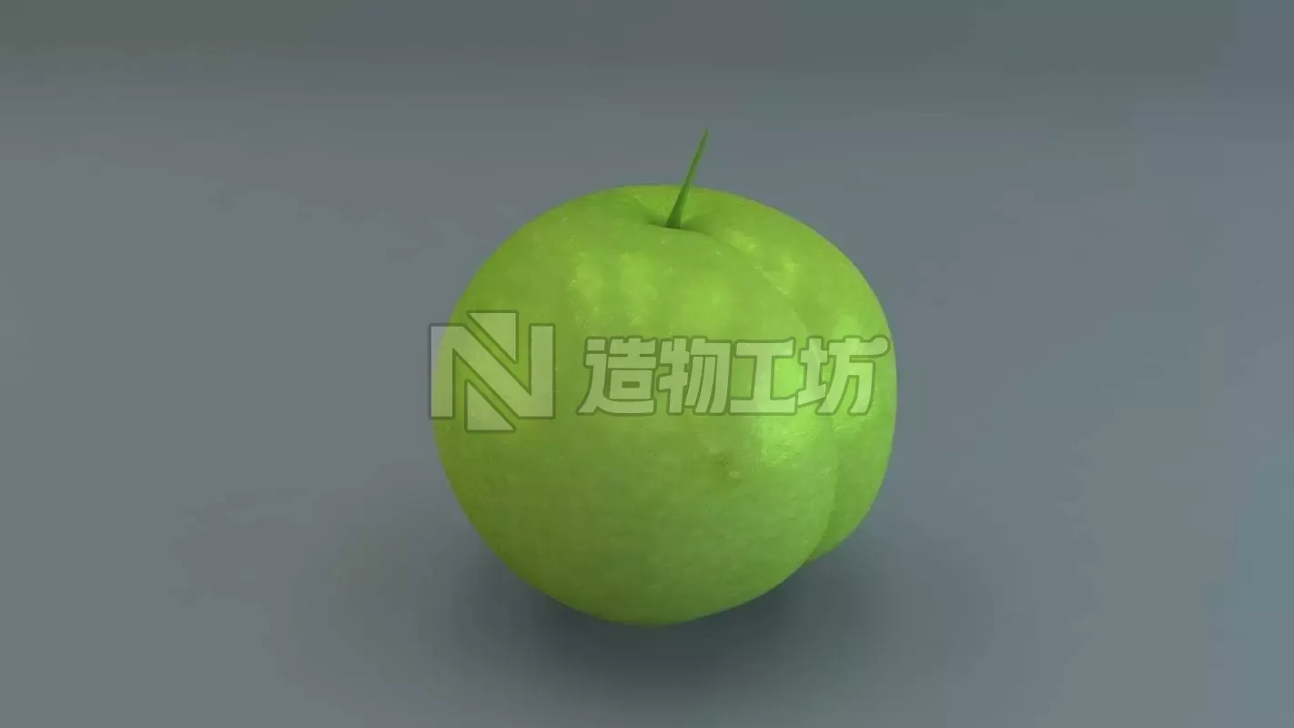 Green Plum 3D model