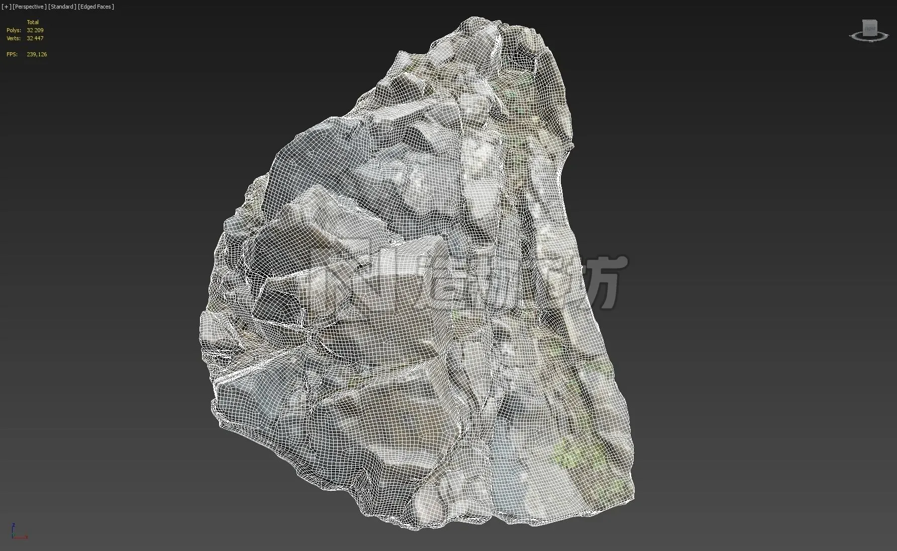 Cliff Face pack B bundle 3D model