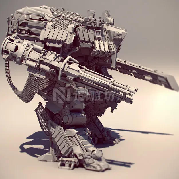 Swashbuckler Mech 3D model