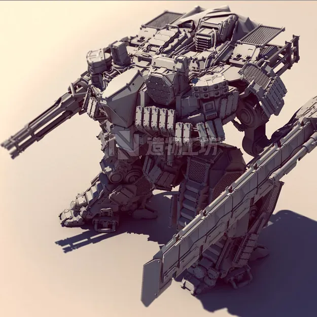 Swashbuckler Mech 3D model