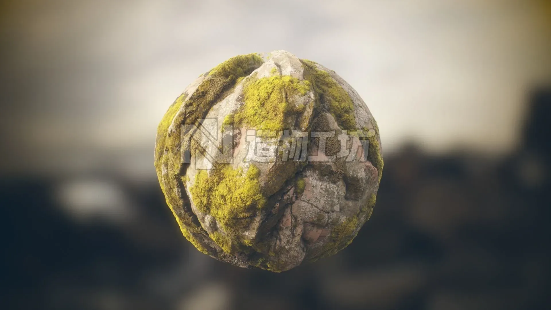 Mossy Rock Material Texture