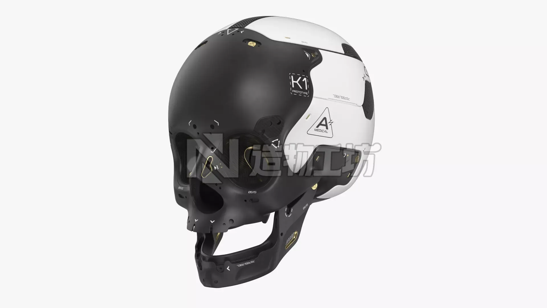 Artificial Skull 3D model