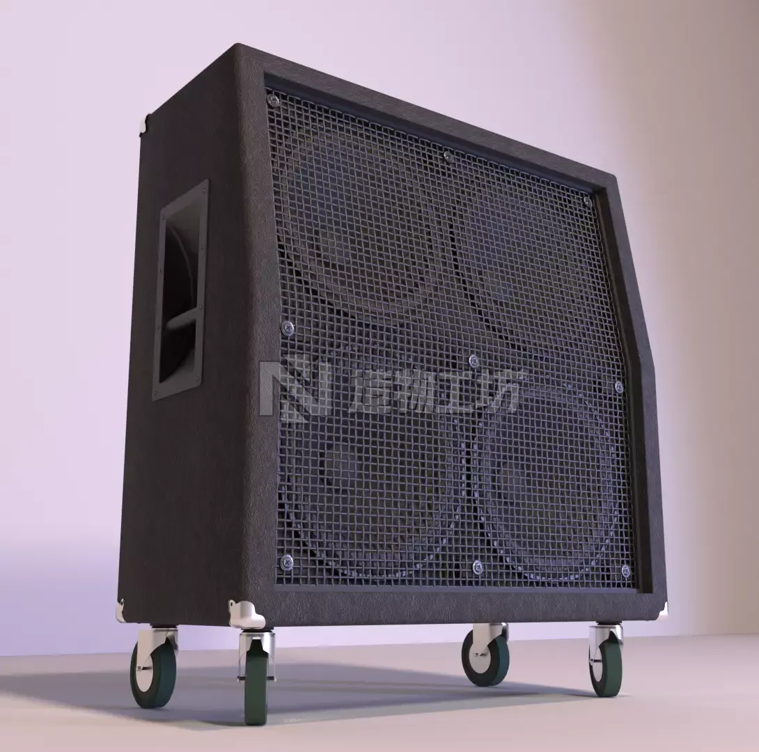Speaker Cabinet 4x12 3D model