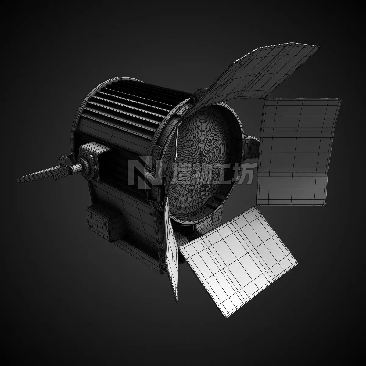 Spotlight stage light 3D model