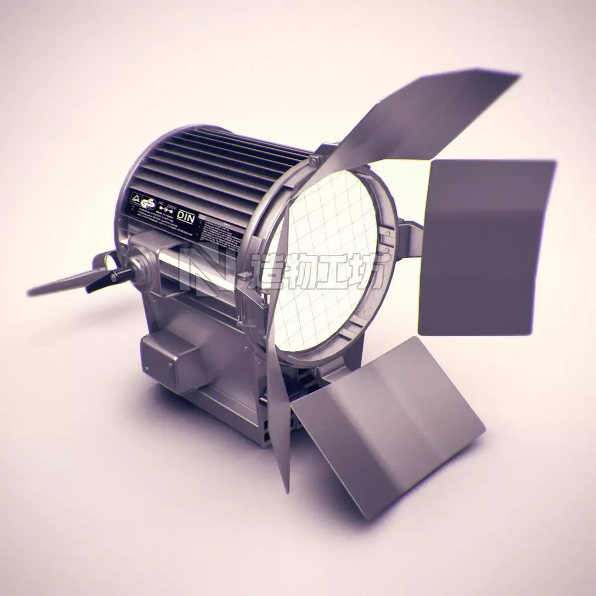 Spotlight stage light 3D model