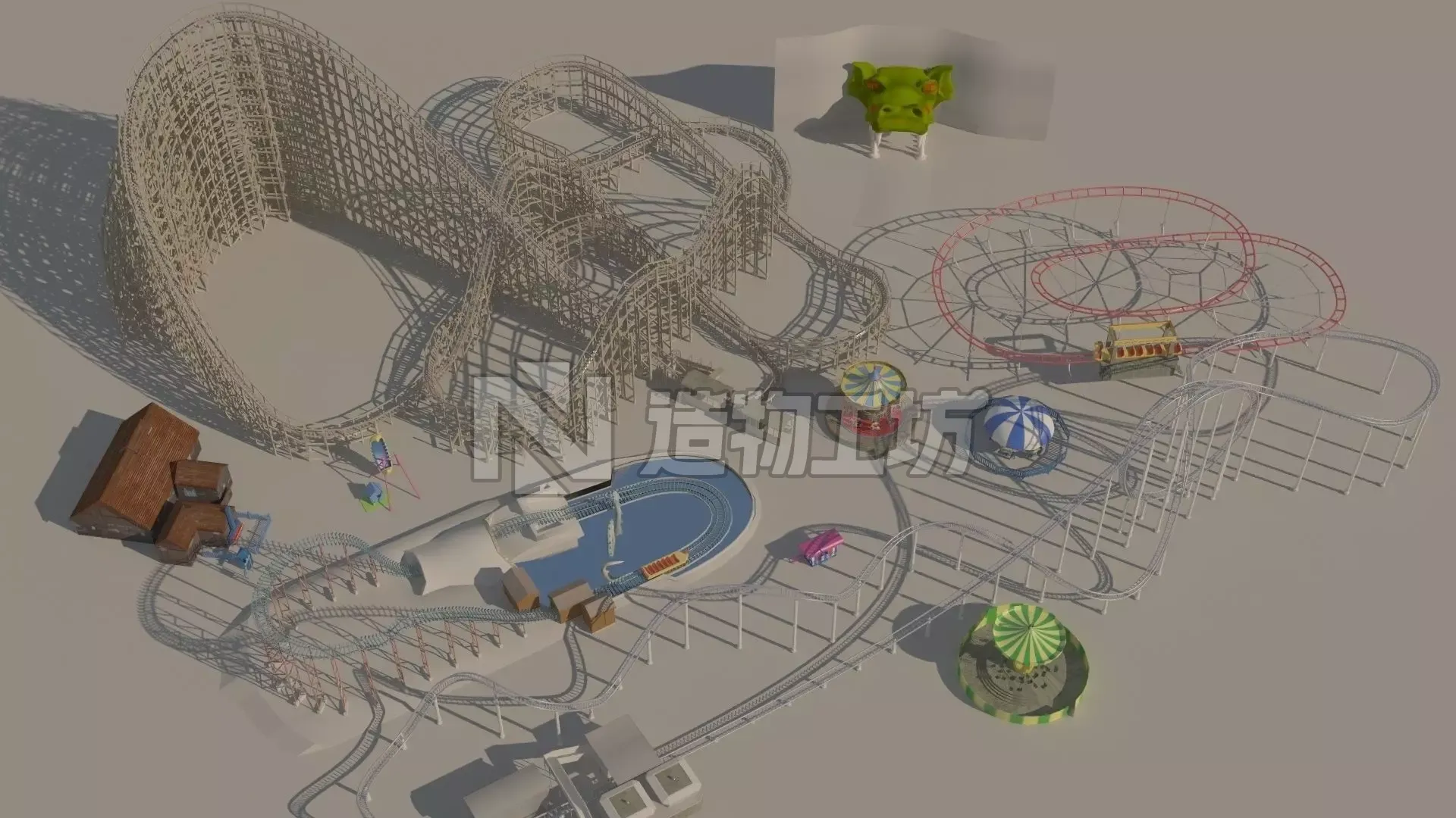 Amusement Park  3D model