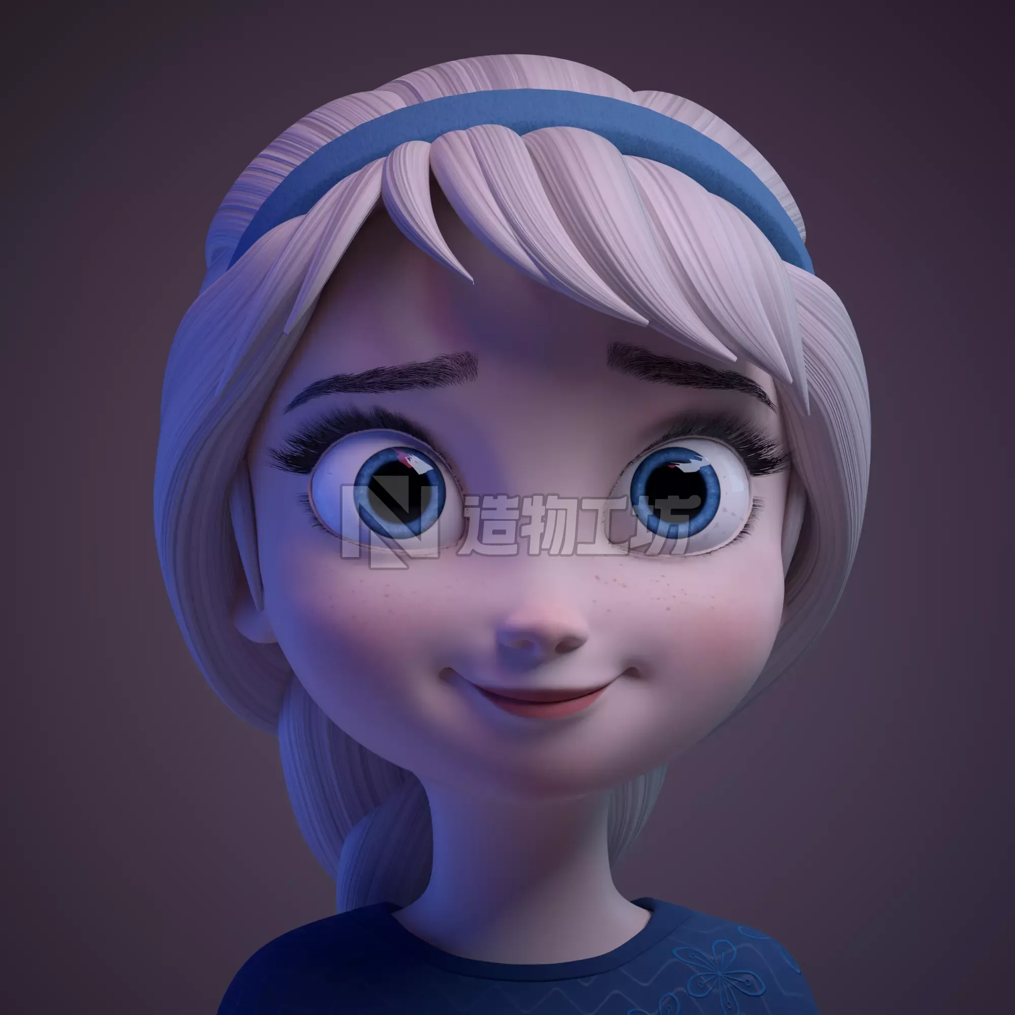 Young Elsa 3D model