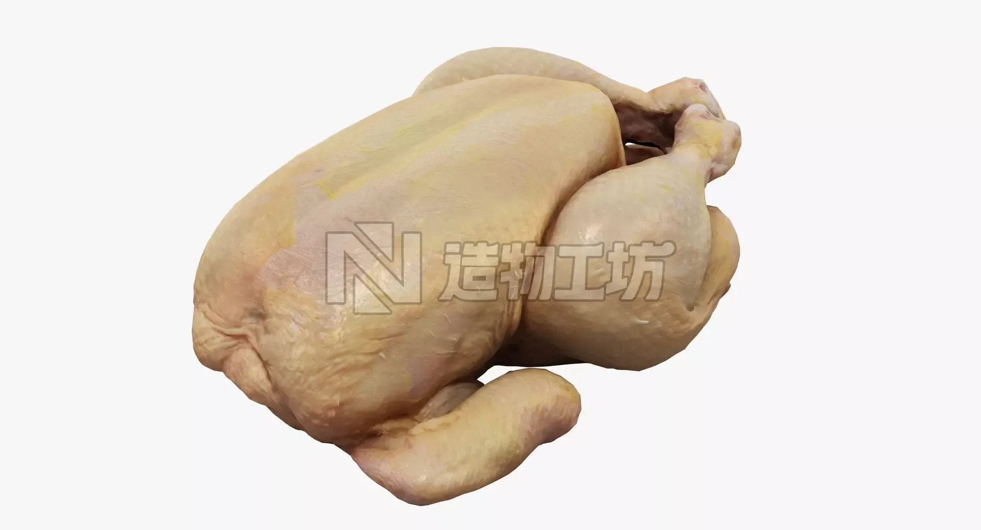 Raw Chicken 3D model