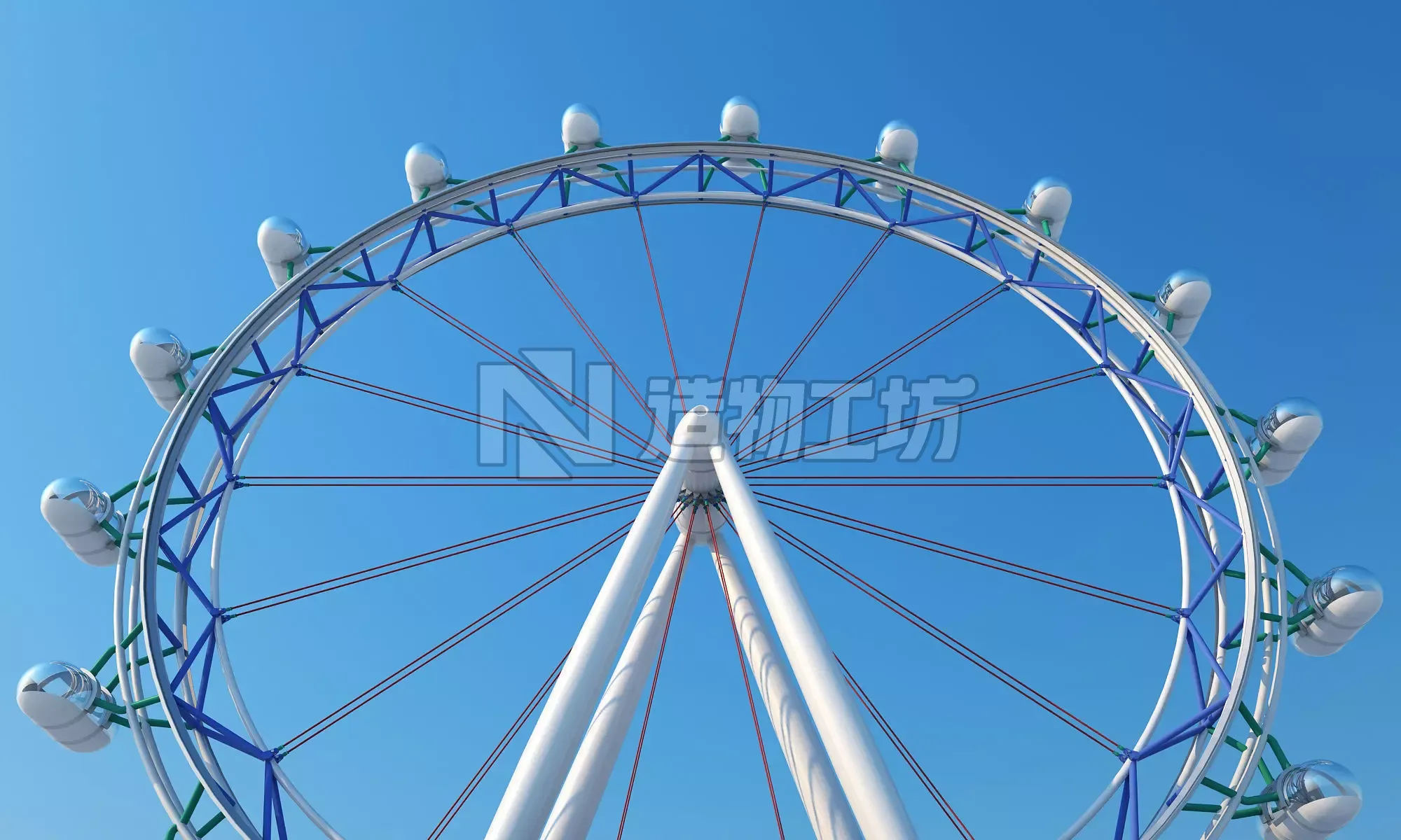 Ferris Wheel 3D model