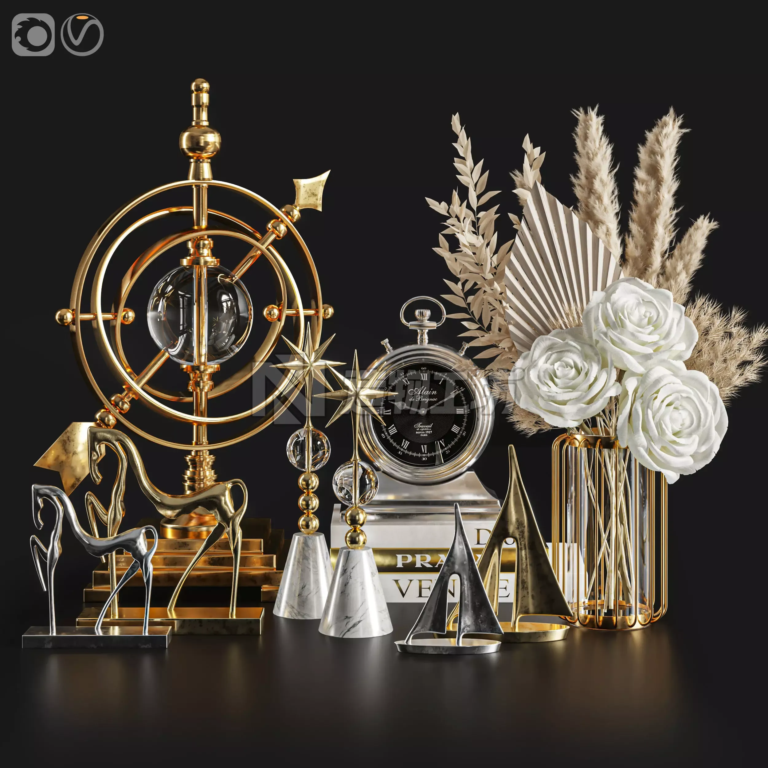 Decorative Set 40 3D model