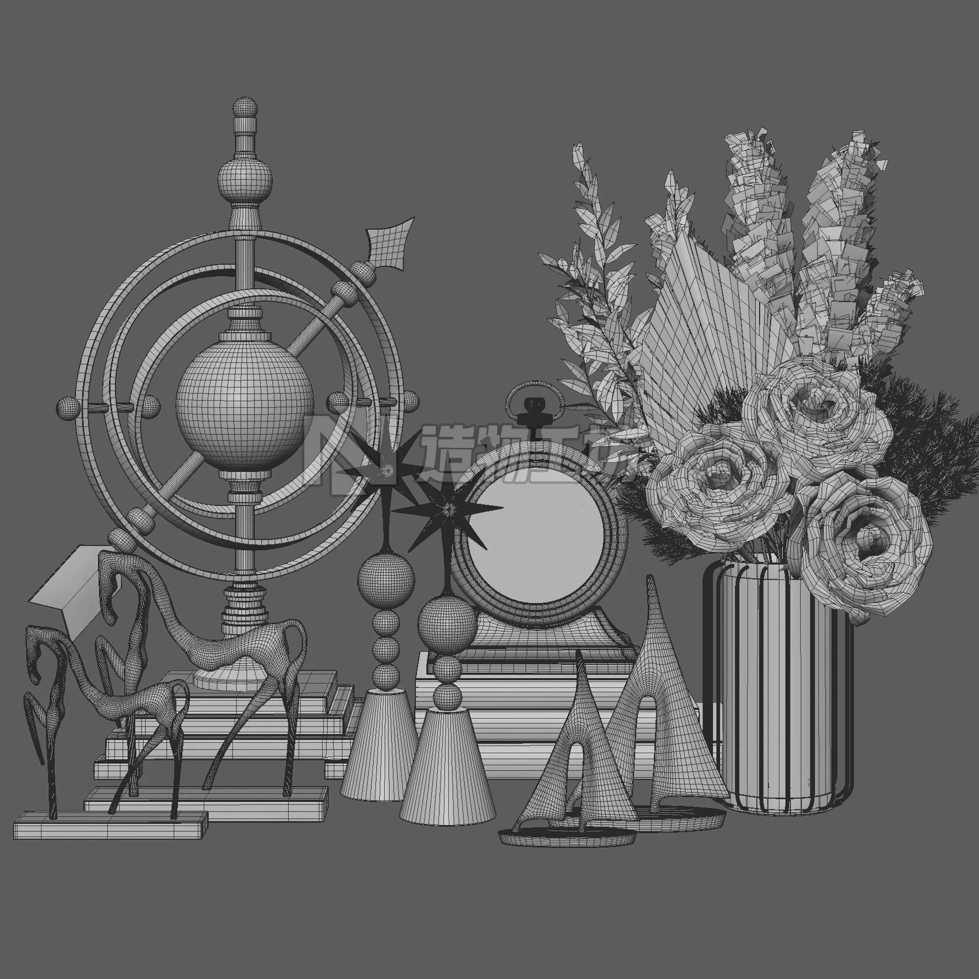 Decorative Set 40 3D model