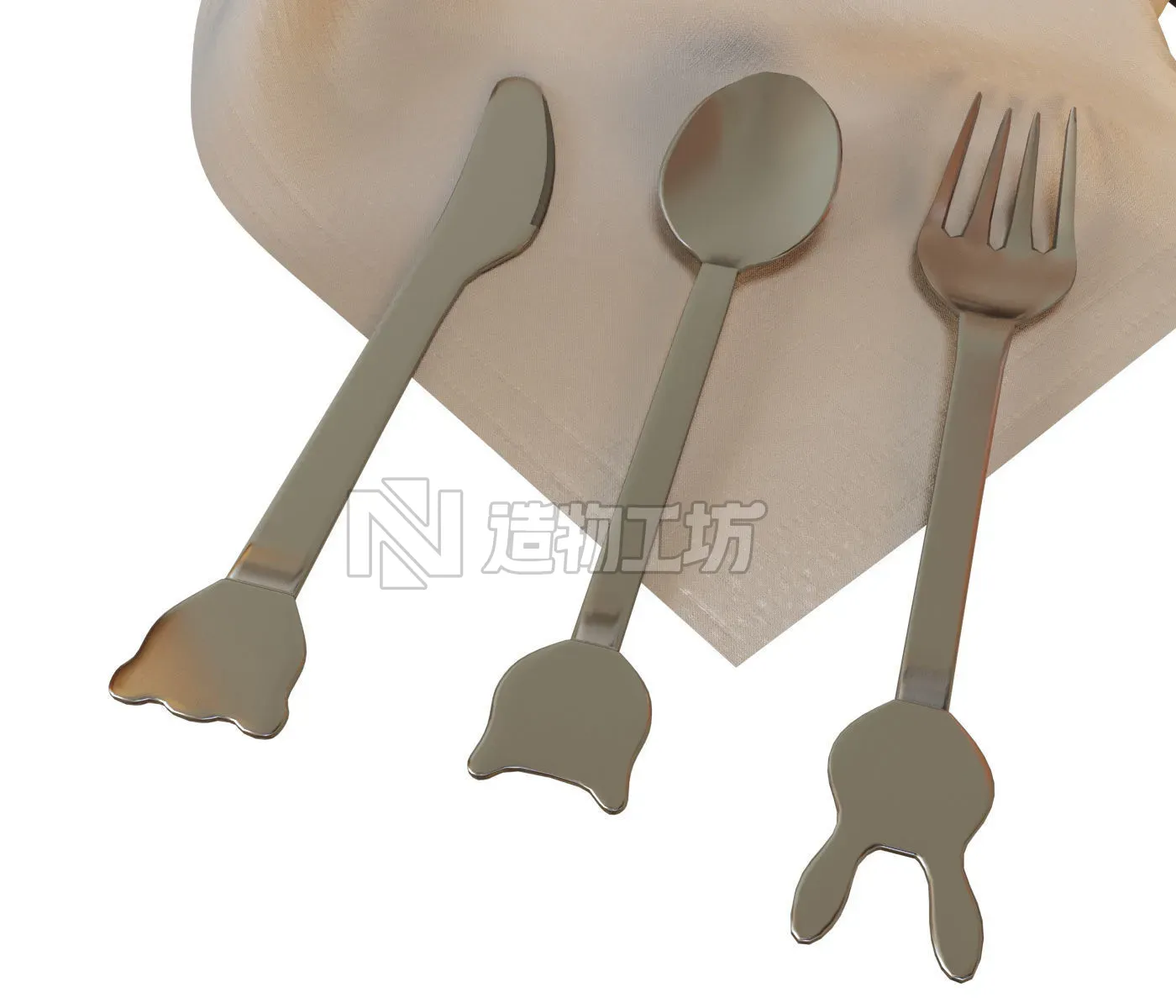  Childrens set of appliances 3D model