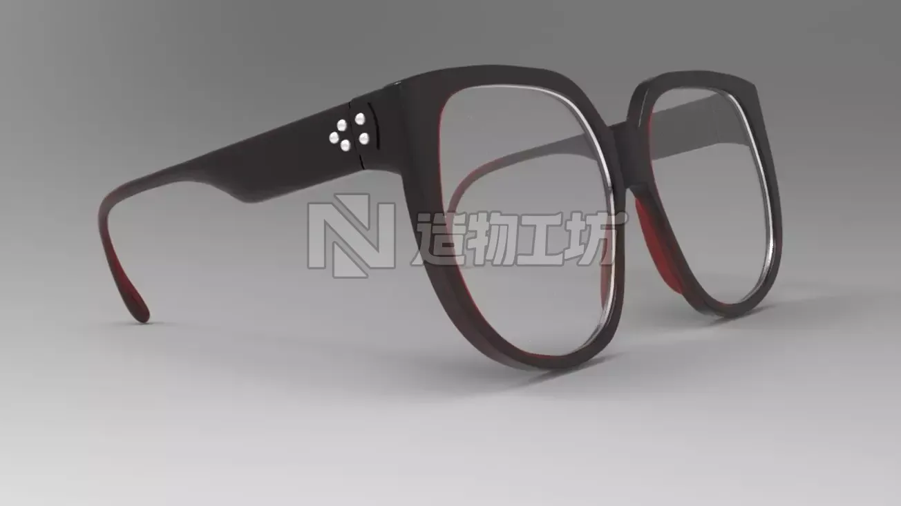 Glasses eyeglasses 3D model