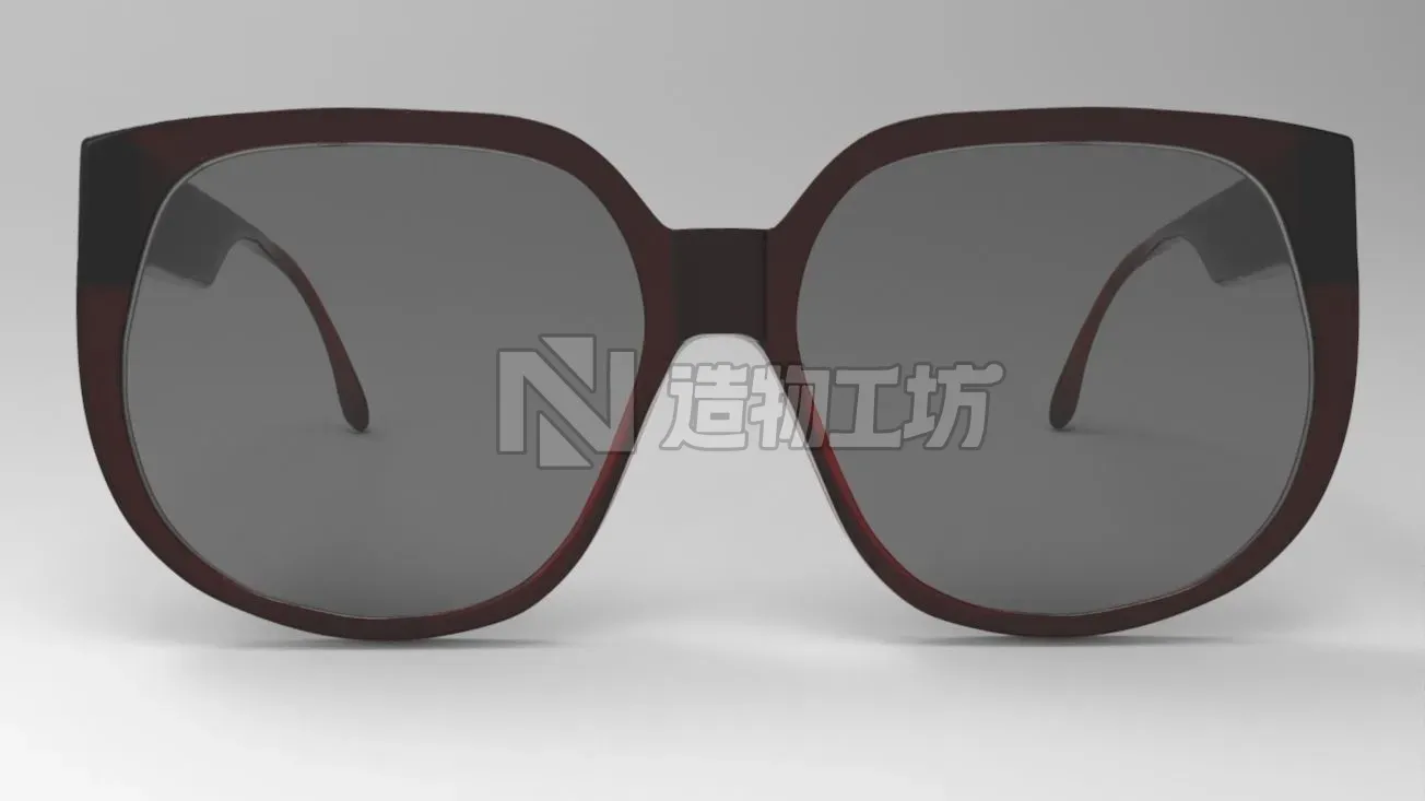Glasses eyeglasses 3D model