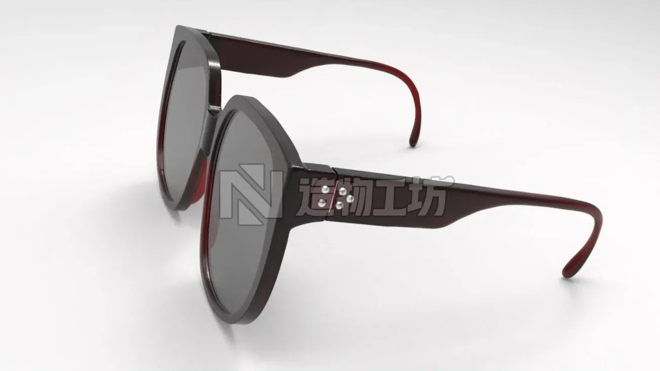 Glasses eyeglasses 3D model