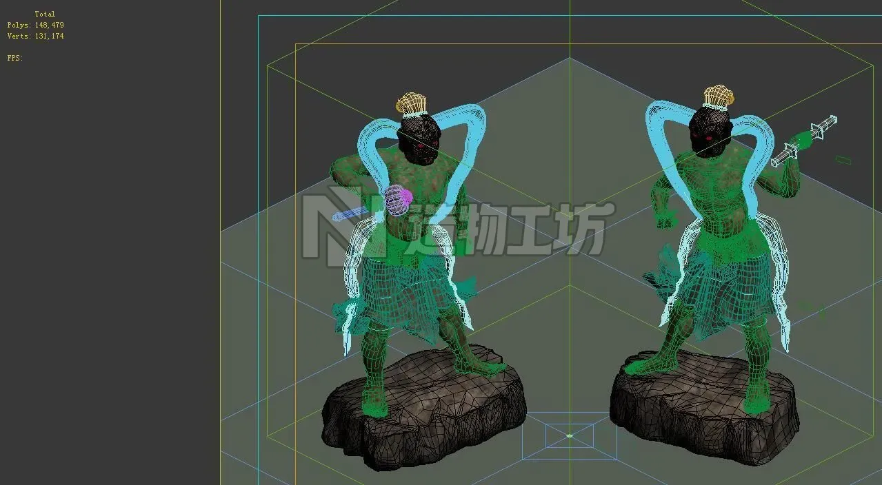 Game Model - General Stone Carving 3D model